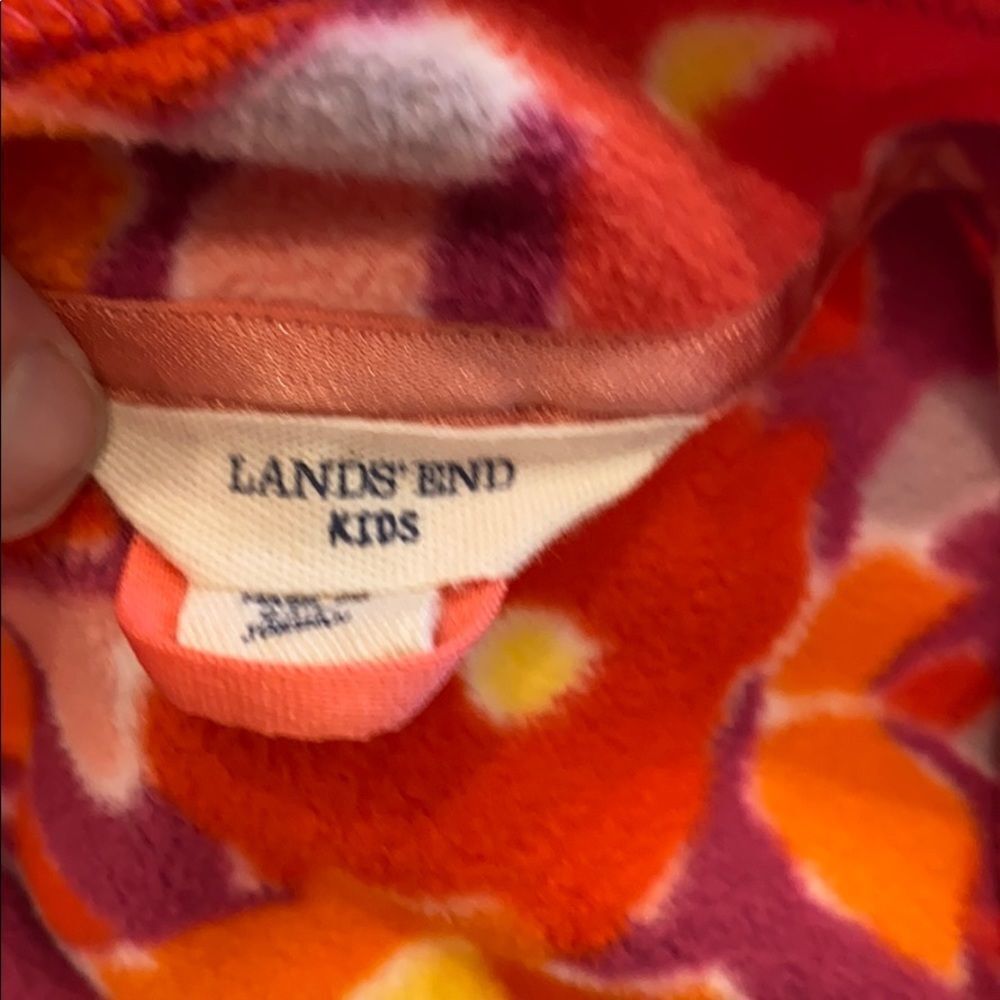 Lands’ End Flower Fleece - Picture 4 of 7